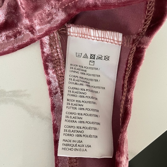 Urban Renewal Velvet Crush Halter O-Ring Crop Top - Picture 6 of 7